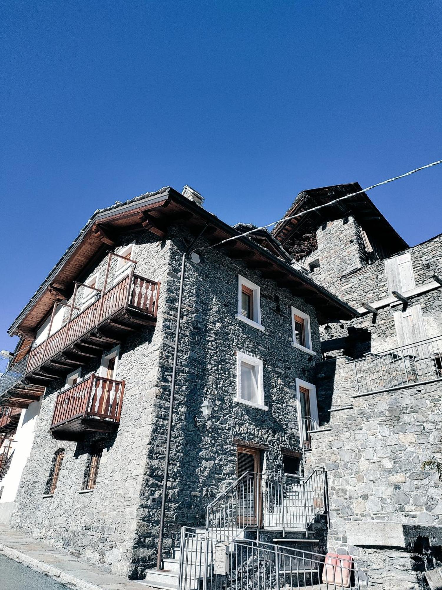 La Guida E L'Architetto Apartman Saint-Rhemy-En-Bosses Kültér fotó